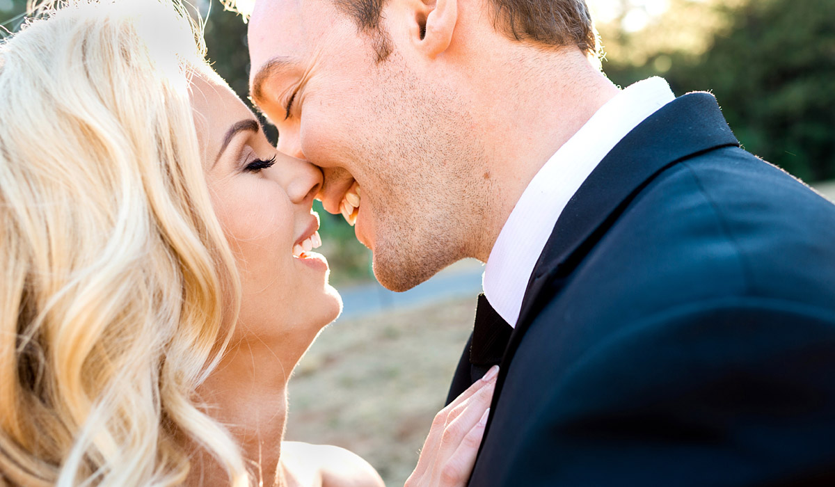beautiful smile and kiss